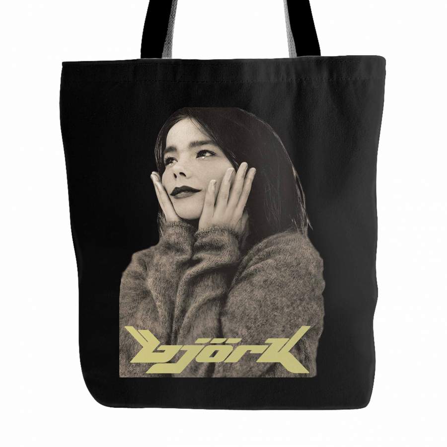 Bjork Poster Logo Tote Bag