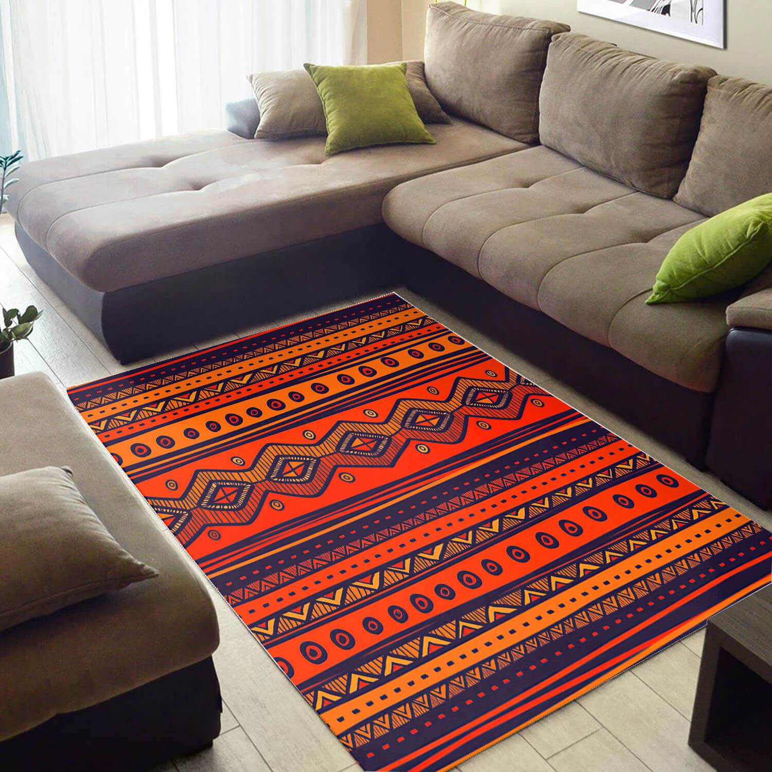 Nice African Rug Abstract African Style Afrocentric Art African Style Carpet African Inspired Home Decor WBG3221