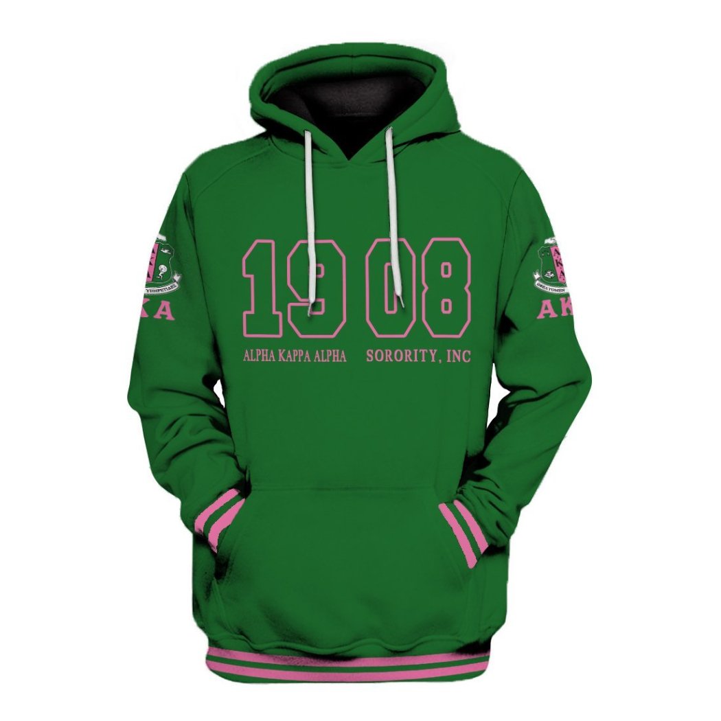 Alpha Kappa Alpha Founded 1908 Aka Symbol Tshirt Hoodie