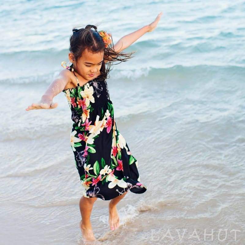 Pebble Black Sunkiss Hawaii Girl Dress Ha47630