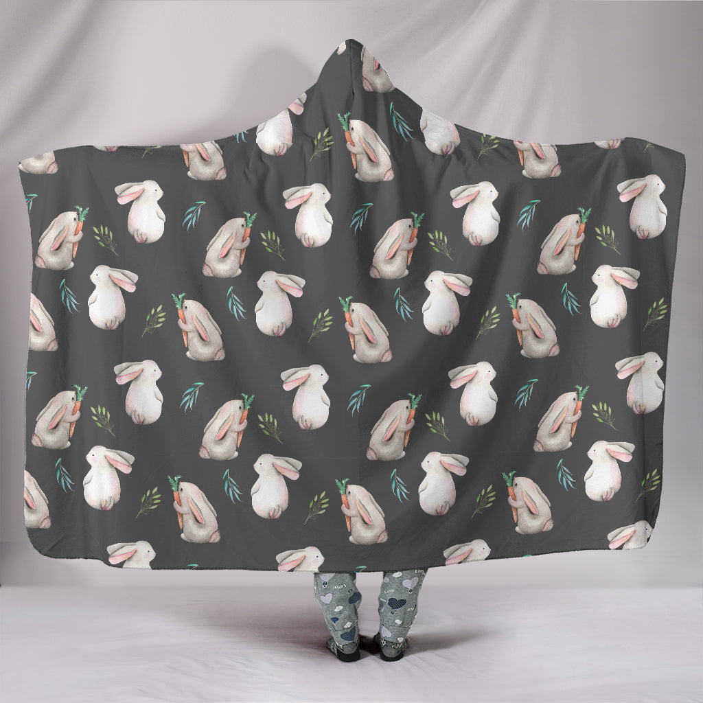 Rabbit Hooded Blanket