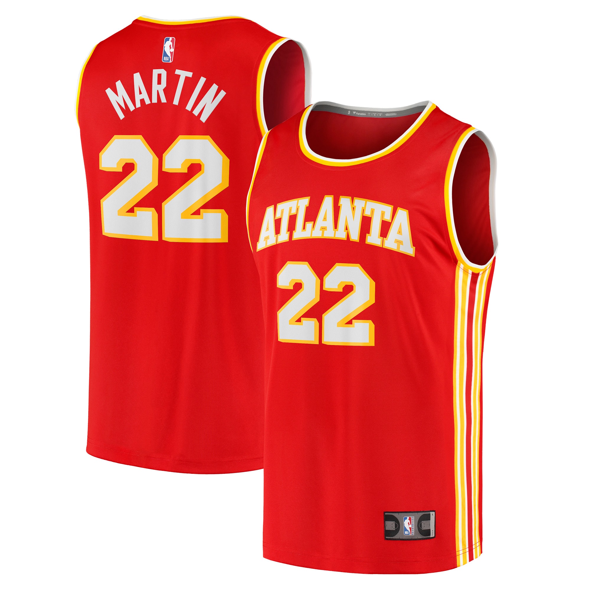 Tyrese Martin Atlanta Hawks 2021/22 Fast Break Jersey – Icon Edition – Red