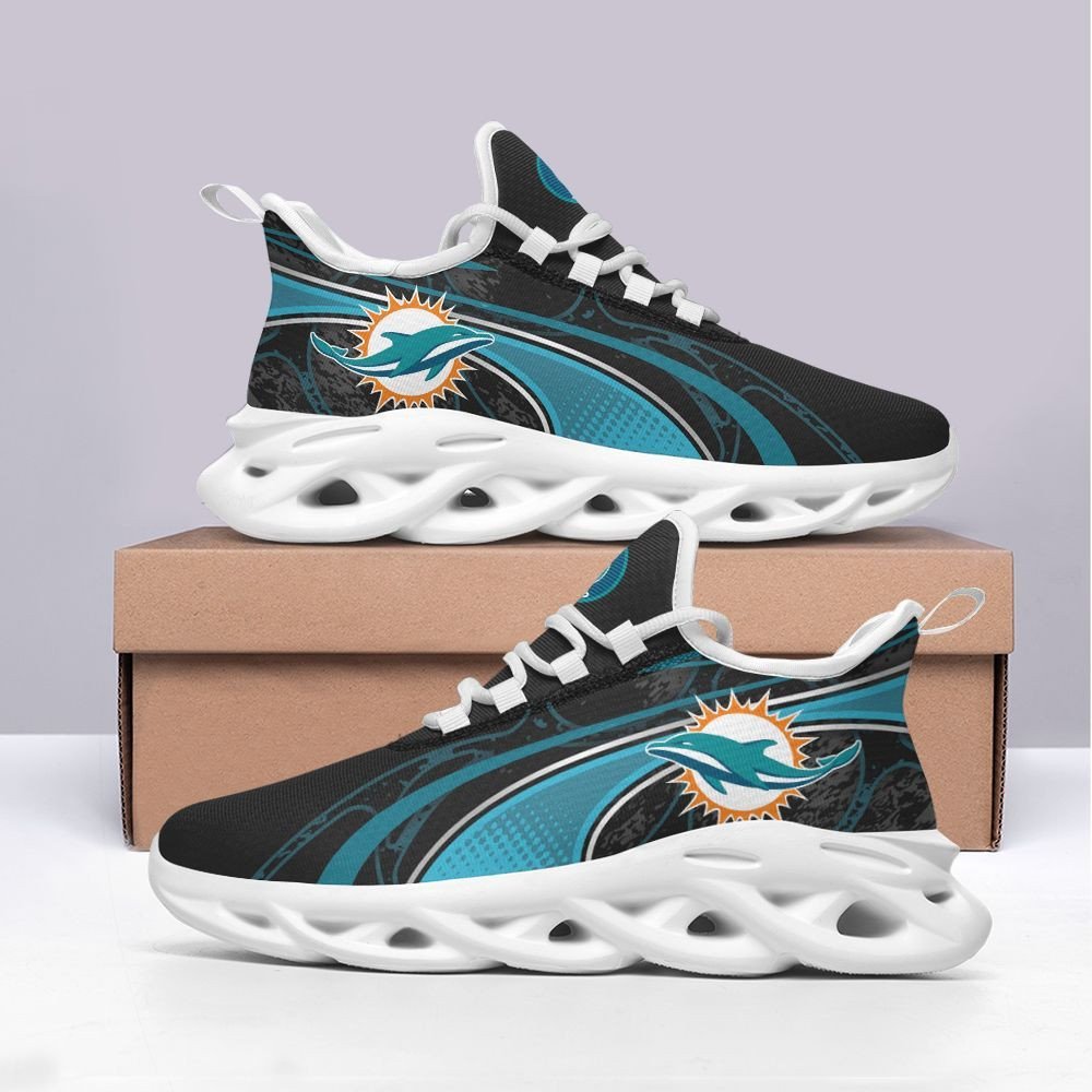 Miami Dolphins Yezy Running Sneakers Art 362