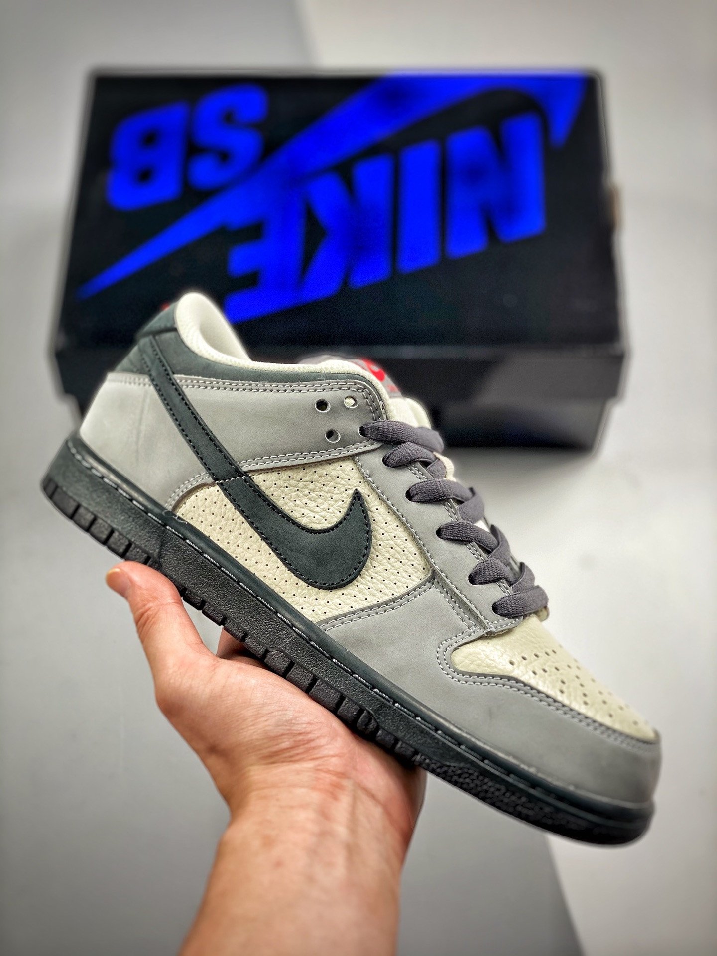 Nike SB Dunk Low Bandaid Light BoneFlint Grey 304292-006 5339093