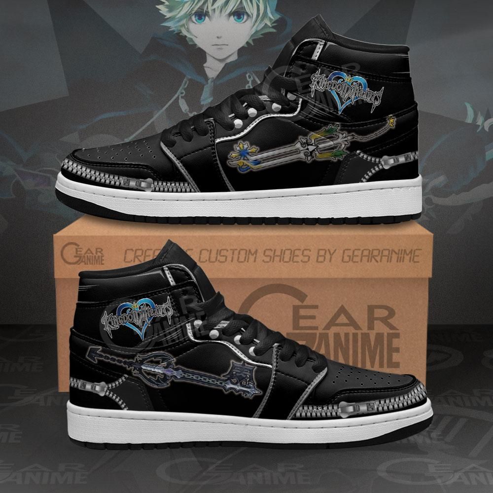 Kingdom Hearts Roxas Sword Anime Air Jordan Shoes Sport Sneakers