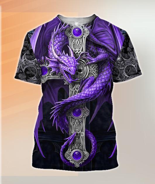 3D Tattoo And Dungeon Dragon Hoodie T Shirt For Men And Women Nm050923