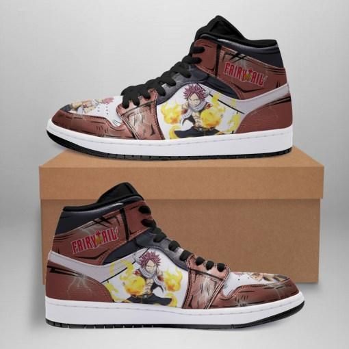 Natsu Dragneel Sneakers For Fan Anime Air Jordan Shoes Sport