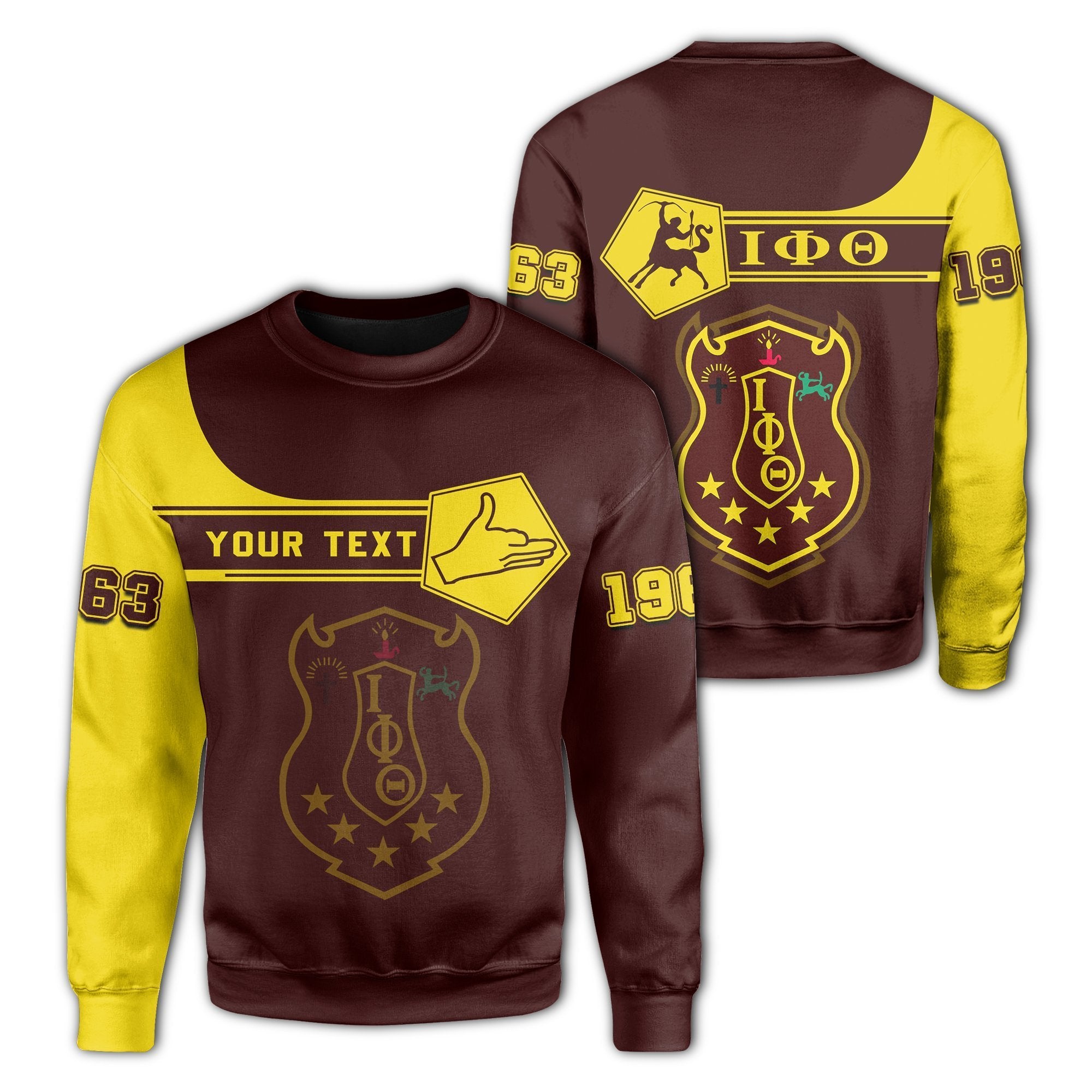 Greek Life Sweatshirt – Personalised Iota Phi Theta Sweatshirt – Simple Style