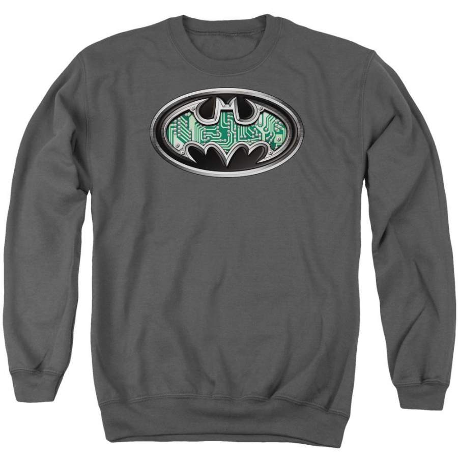 Batman – Circuitry Shield Adult Crewneck Sweatshirt