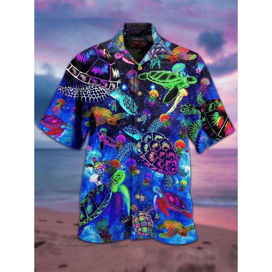 Colorful Turtles Hawaii Turtle Lover Hawaii Shirt For Men Women Ha77104