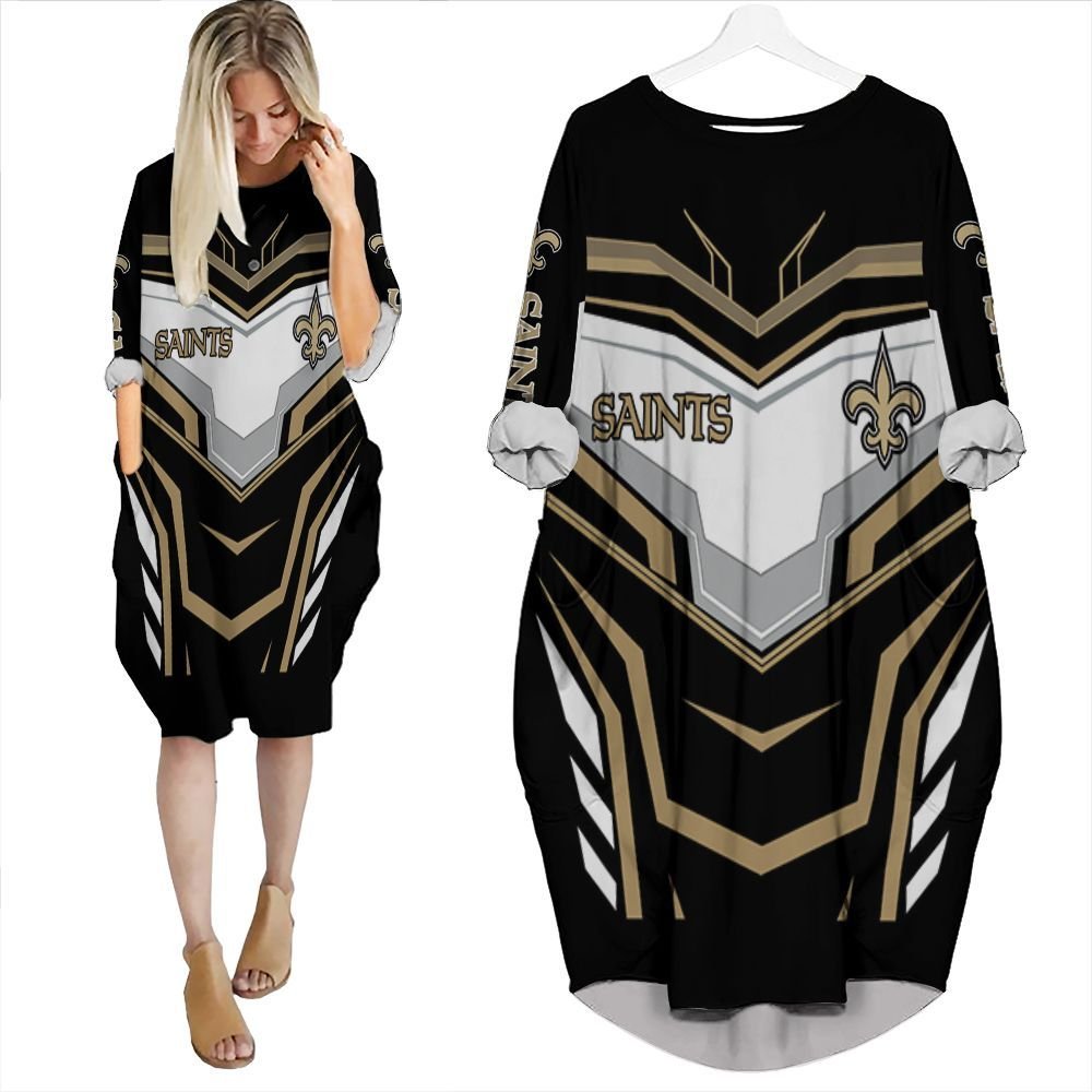 New Orleans Saints For Fan 3D T Shirt Hoodie Sweater Batwing Pocket Dress