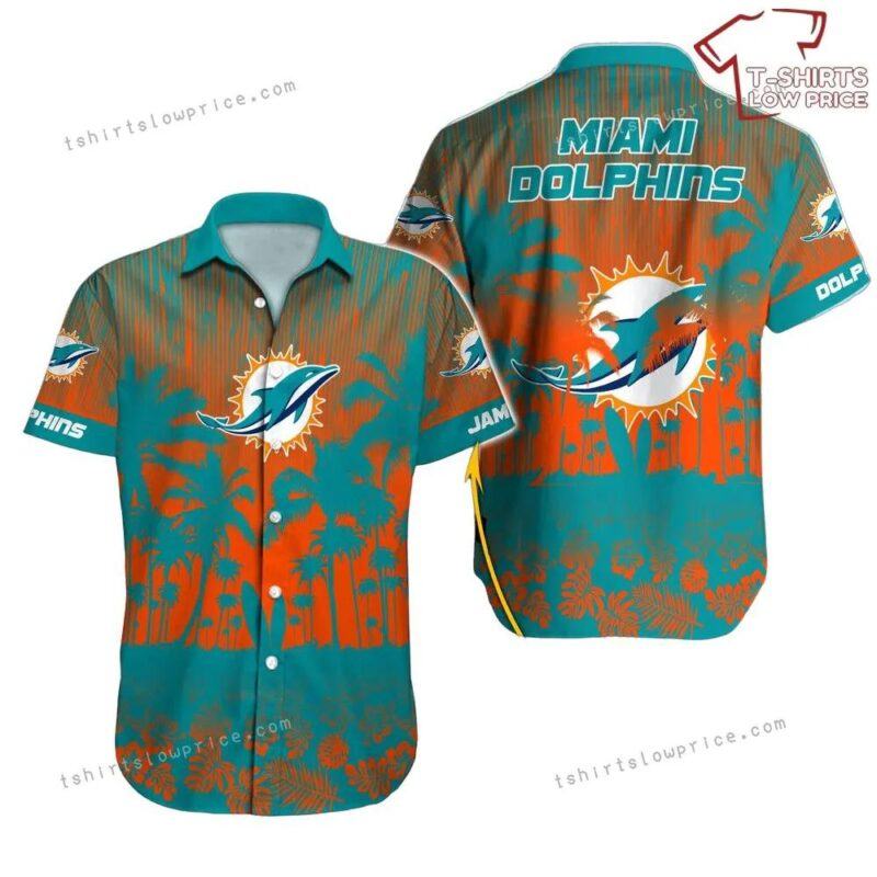 Personalized Miami Dolphins Hawaiian Shirt Nfl Football Hawaiian Shirt Cheap For Mens Womens