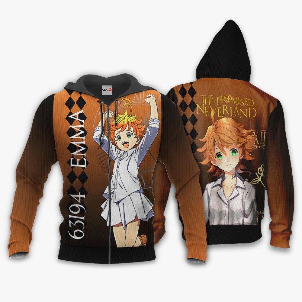 The Promised Neverland Emma Hoodie Anime Shirt Jacket