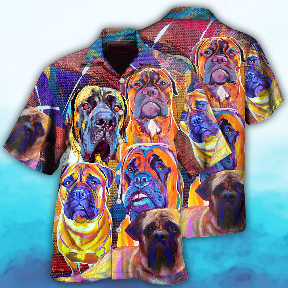 Bullmastiff Painting Dog Lover Hawaii Shirt Ha65982