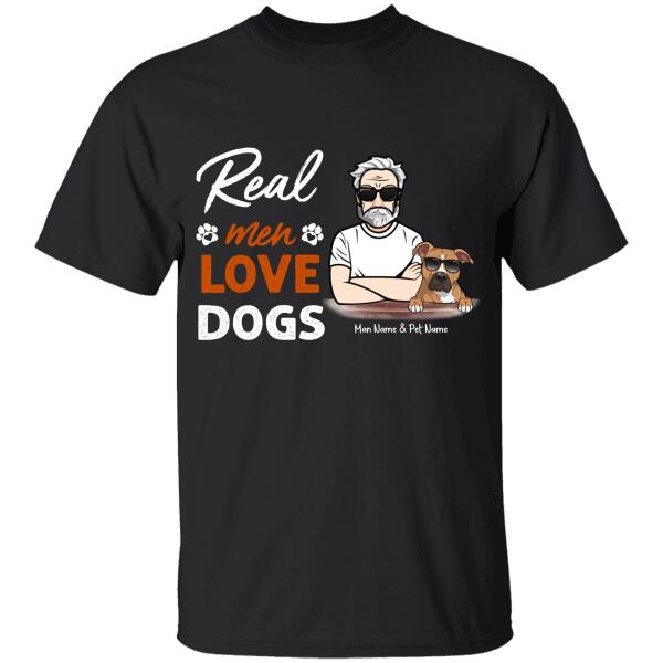 Real Man Love Dog Personalized T-Shirt Ts-Nb955