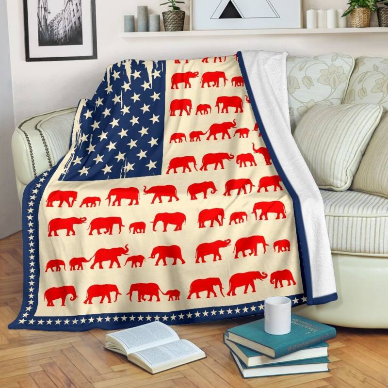 Elephant Usa CLM2412196S Sherpa Fleece Blanket