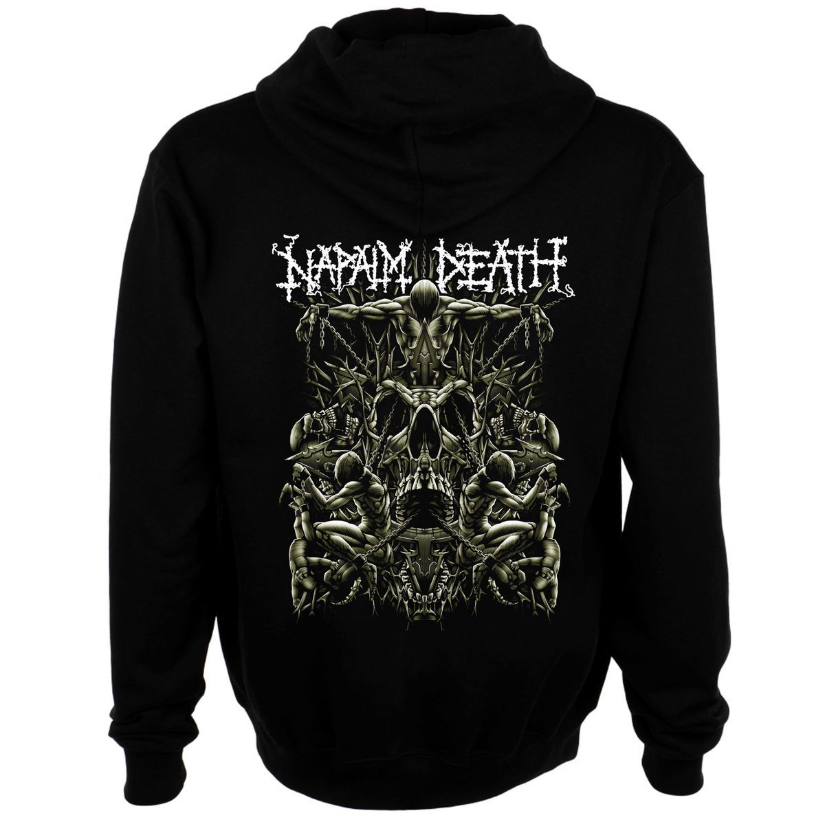 Napalm Death Band Hoodie Back Unisex Hoodie