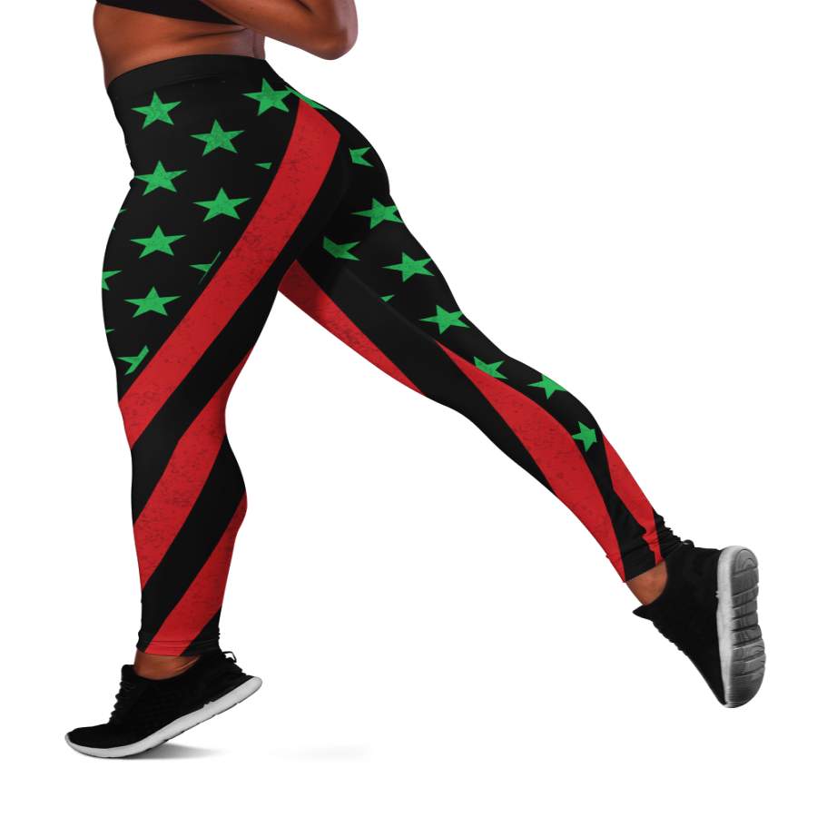 African American Flag Leggings