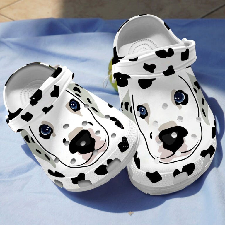 Cute Dalmatian Dog Clogs Shoes Birthday Gifts For Children Men Women