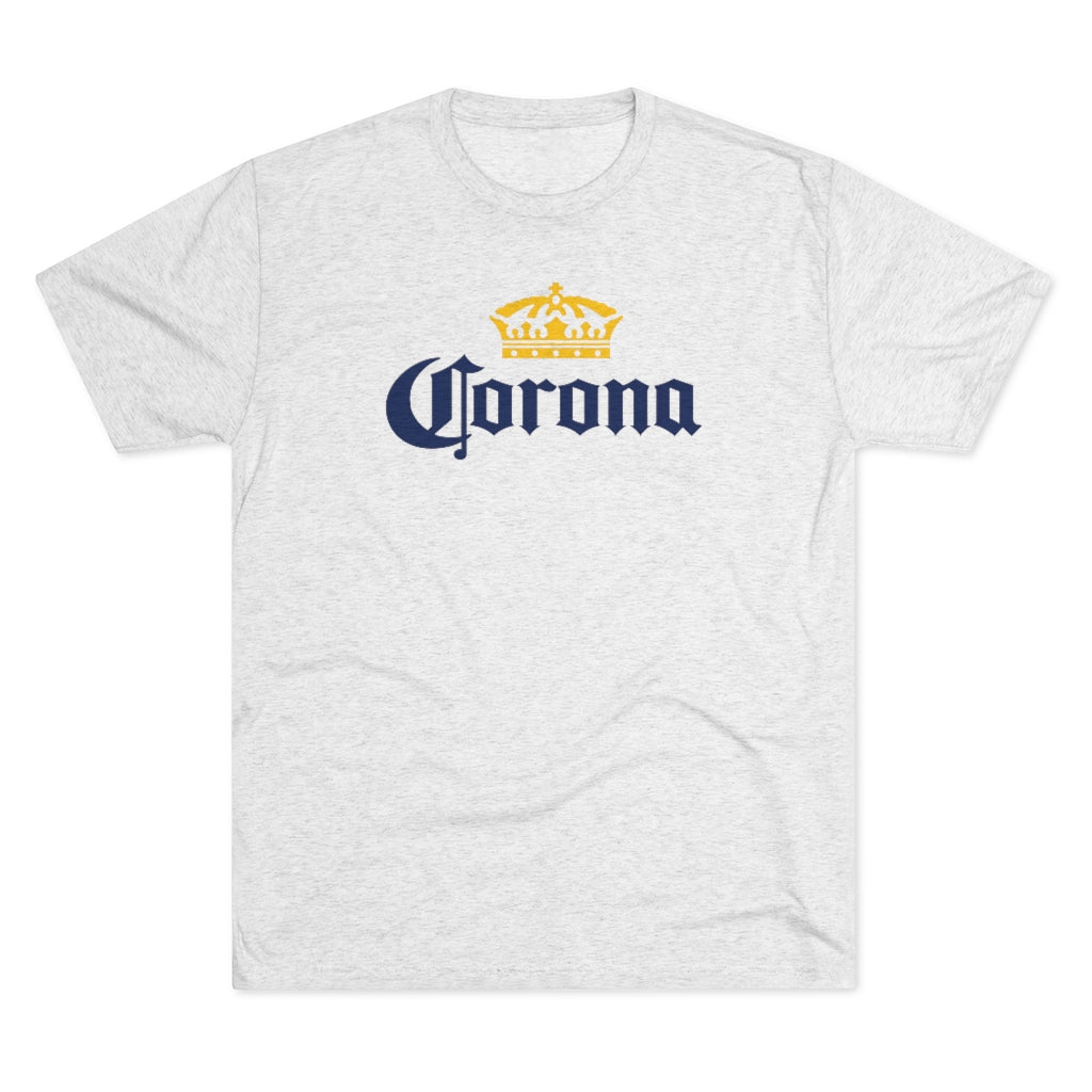 Vintage Corona Beer With Mexican Guy Men’S Tri-Blend Crew Tee