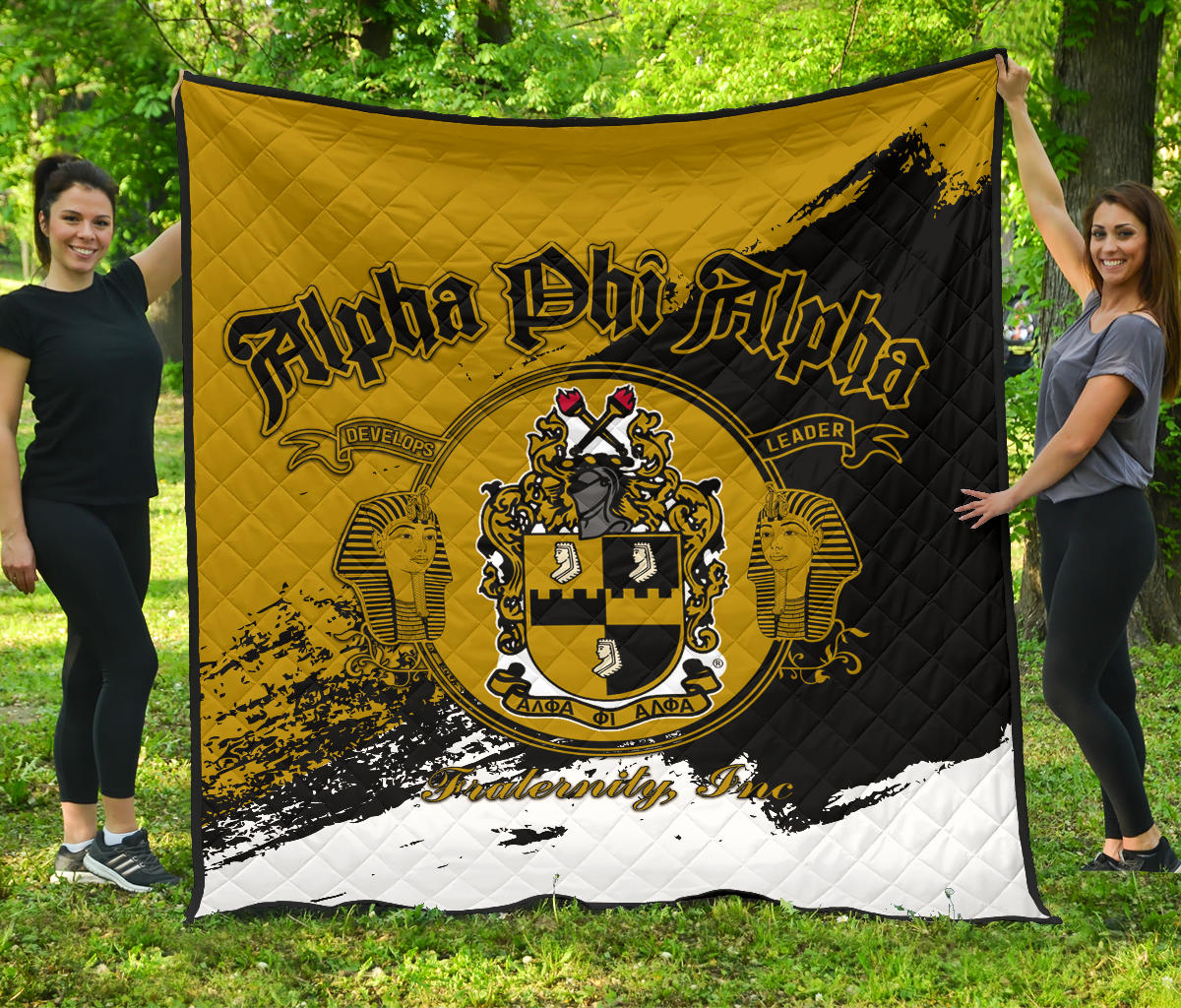 Alpha Phi Alpha Premium Quilt Paint Style A31