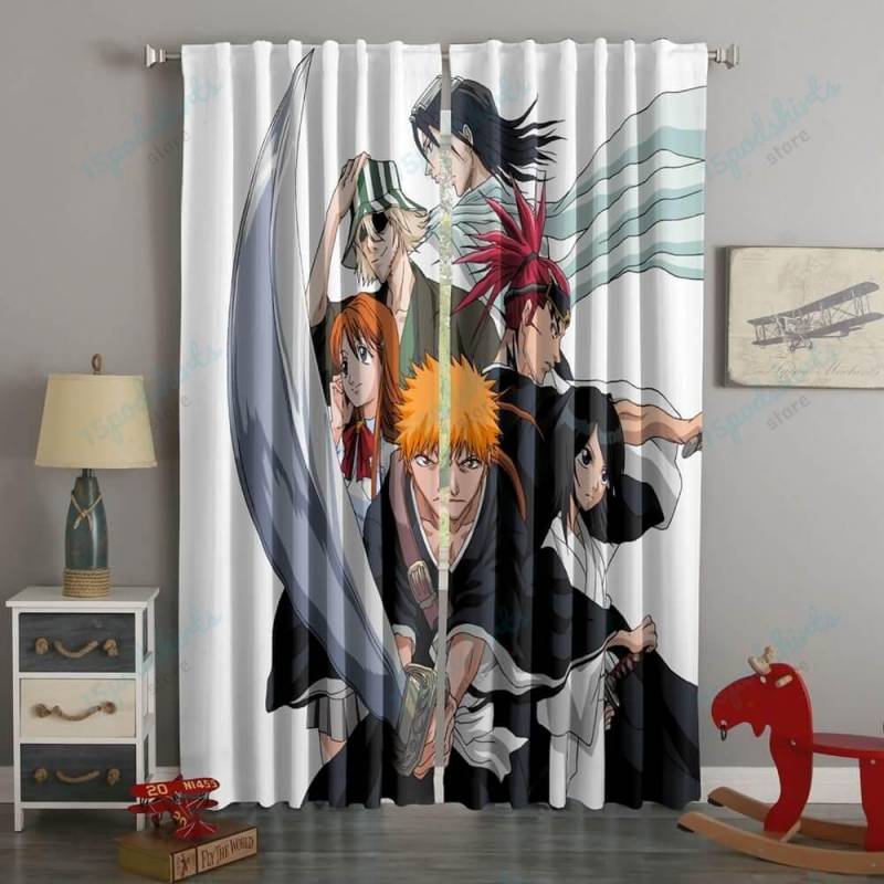 3D Printed Bleach Style Custom Living Room Curtains