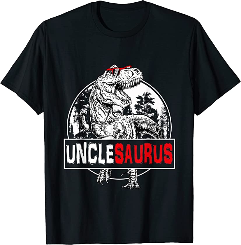 Unclesaurus T rex Dinosaur Uncle Saurus Family Matching T-Shirt