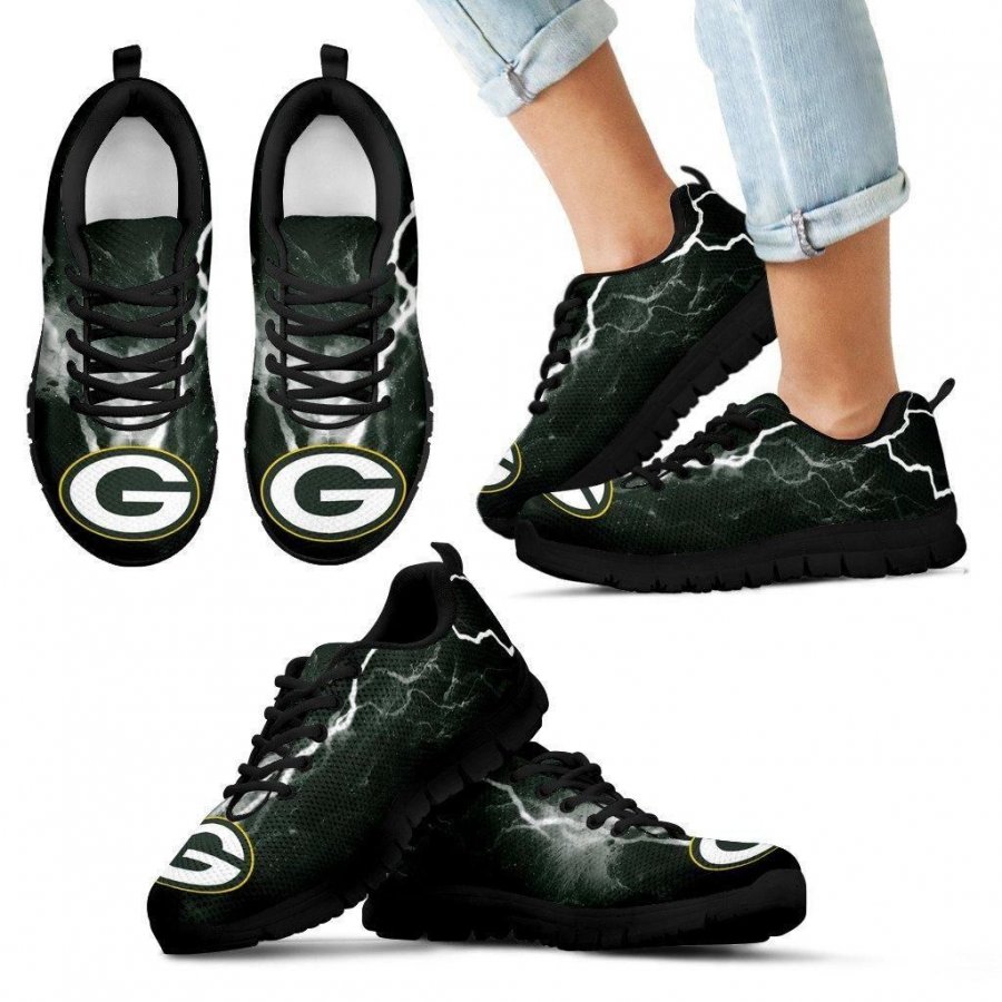 Green Bay Packers Thunder Power Sneakers #491