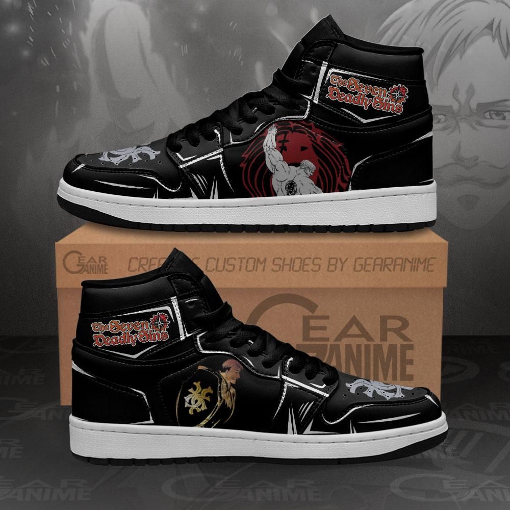 Escanor Lion’S Sin Of Pride Anime Mn10 Air Jordan Shoes Sport Sneakers