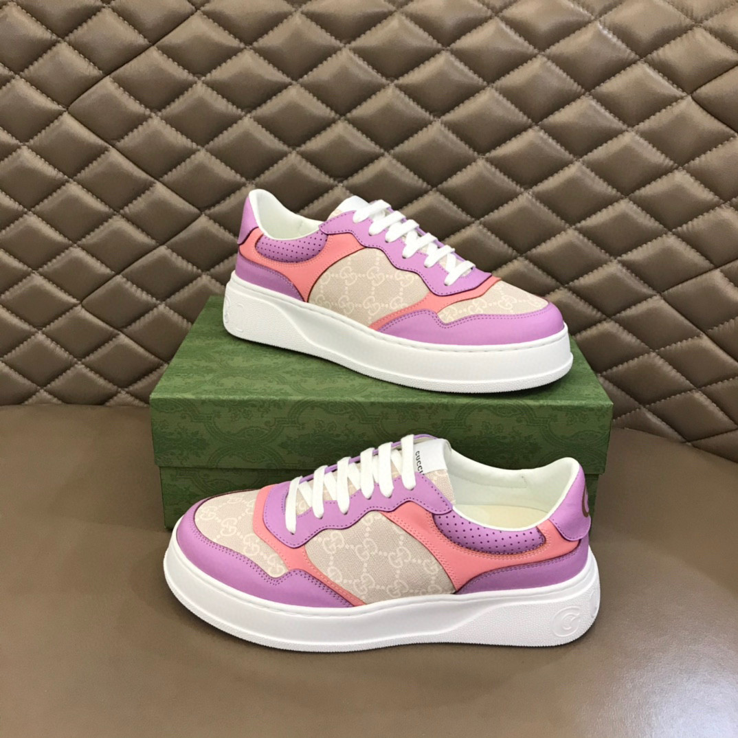 Gucci GG Shoes Sneakers In Pink And Purple SNK182479466