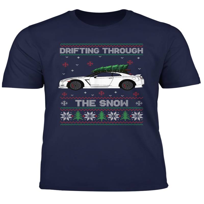 Weihnachten Weihnachtsbaum Auf Auto Tuning Xmas Ugly Sweater T Shirt