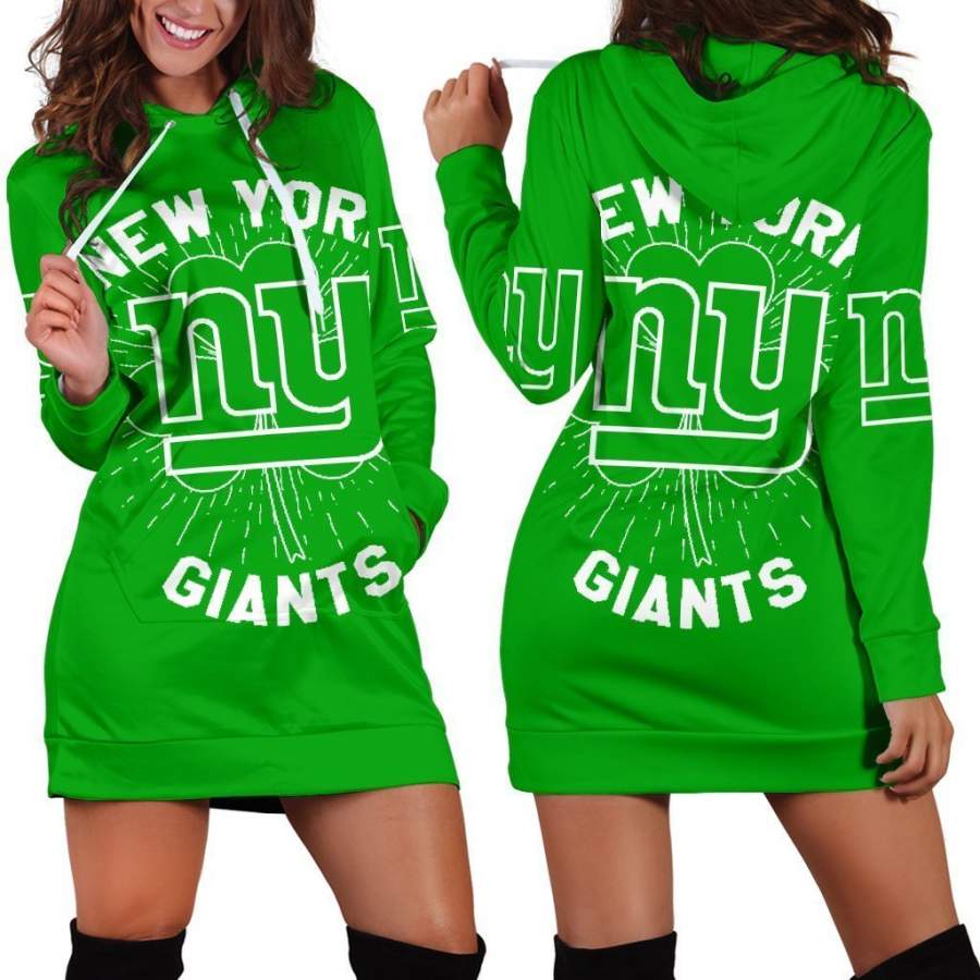 New York Giants ST Patrick’s Day Hoodie Dress