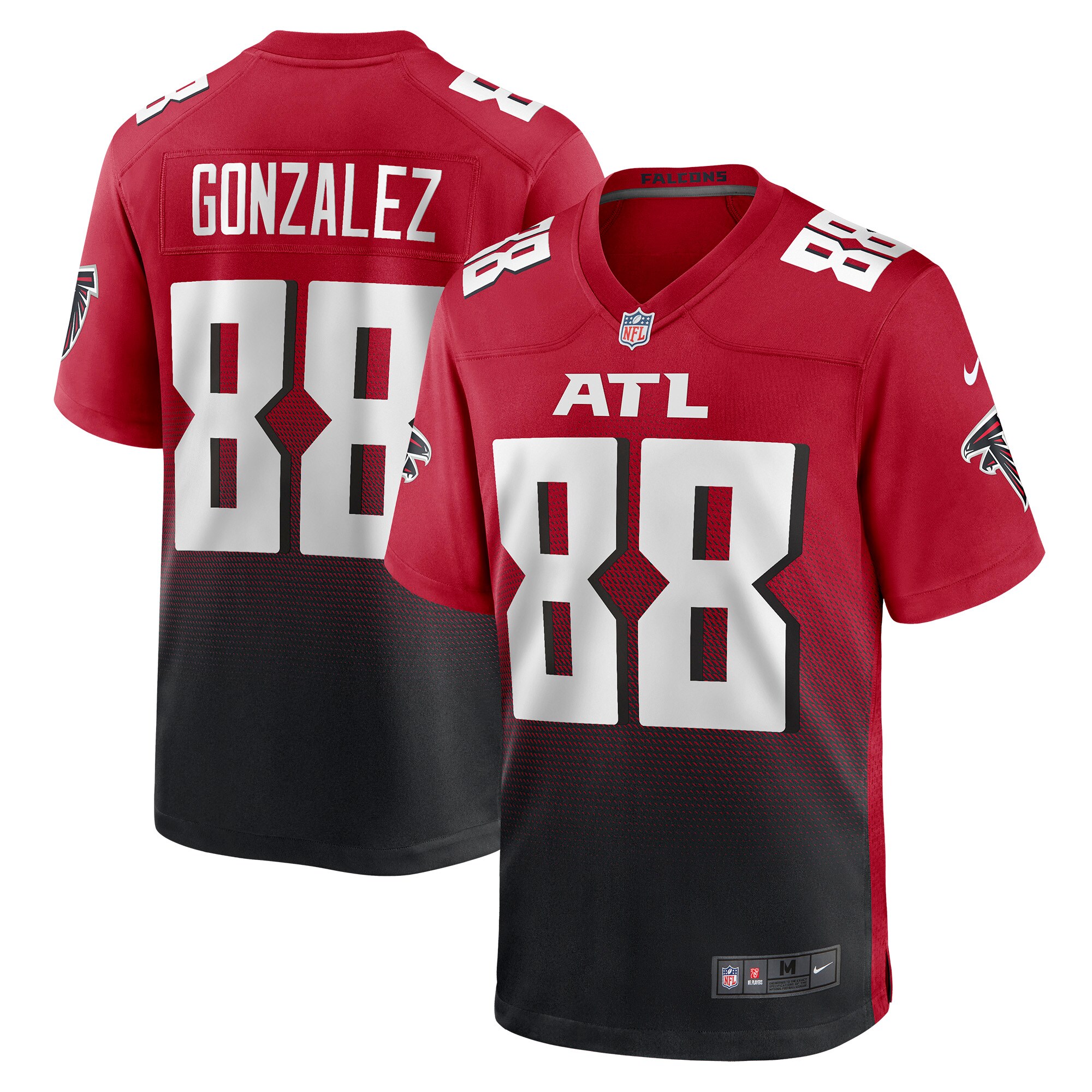 Tony Gonzalez Atlanta Falcons Retired Player Alternate Game Jersey – Red