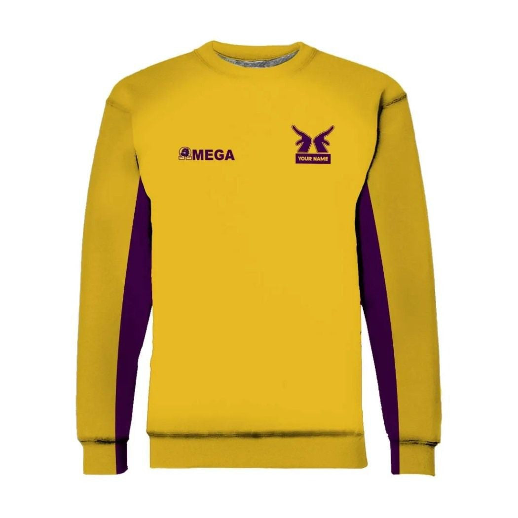 Fraternity Sweatshirt – Omega Psi Phi Yellow Hand Sign Sweatshirt