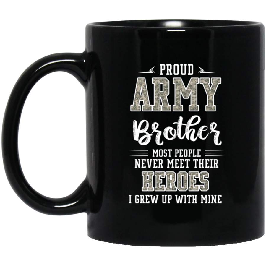 Proud Army Brother T Shirt – Pride Military Brother I Grew Up