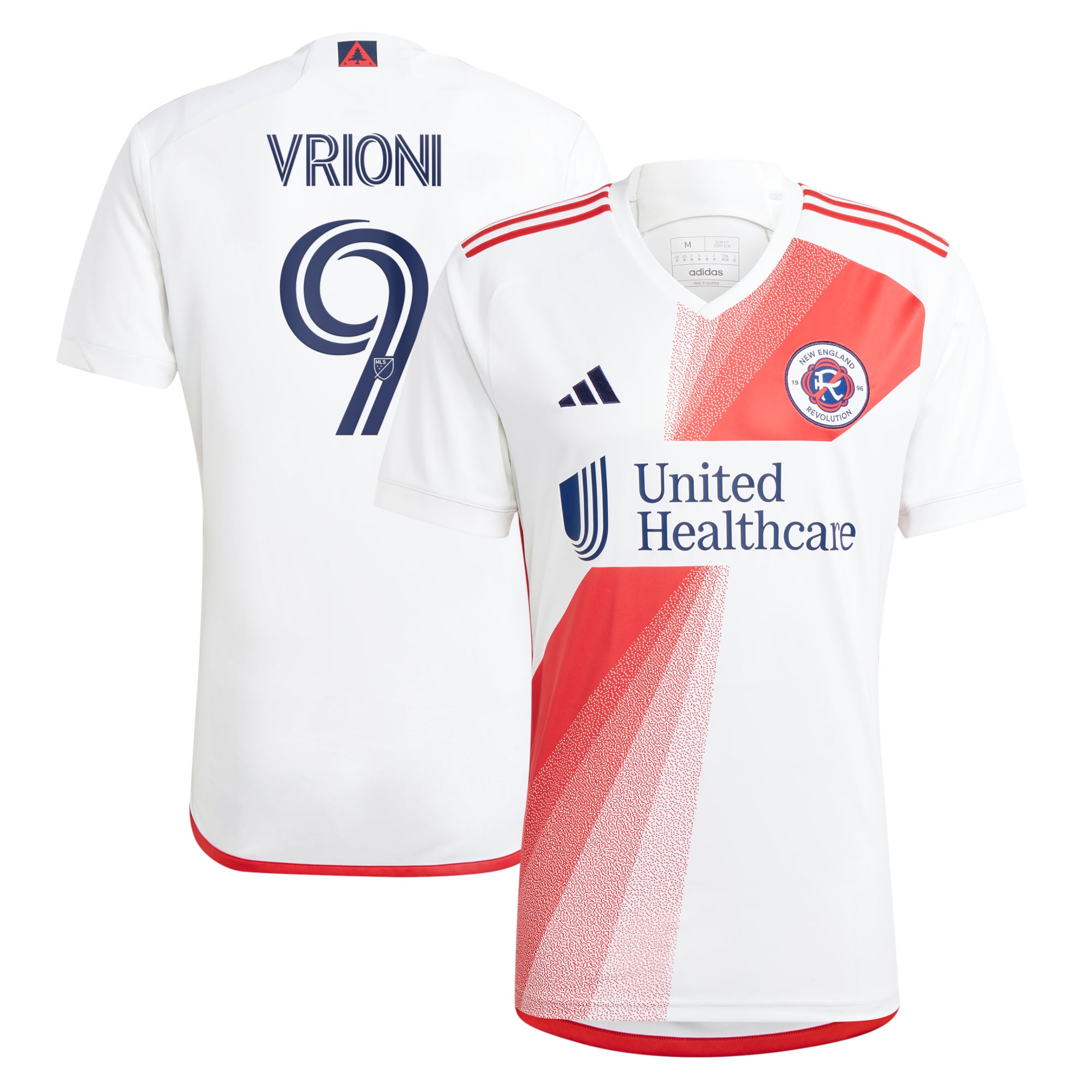 Giacomo Vrioni New England Revolution 2023 Defiance Replica Jersey – White