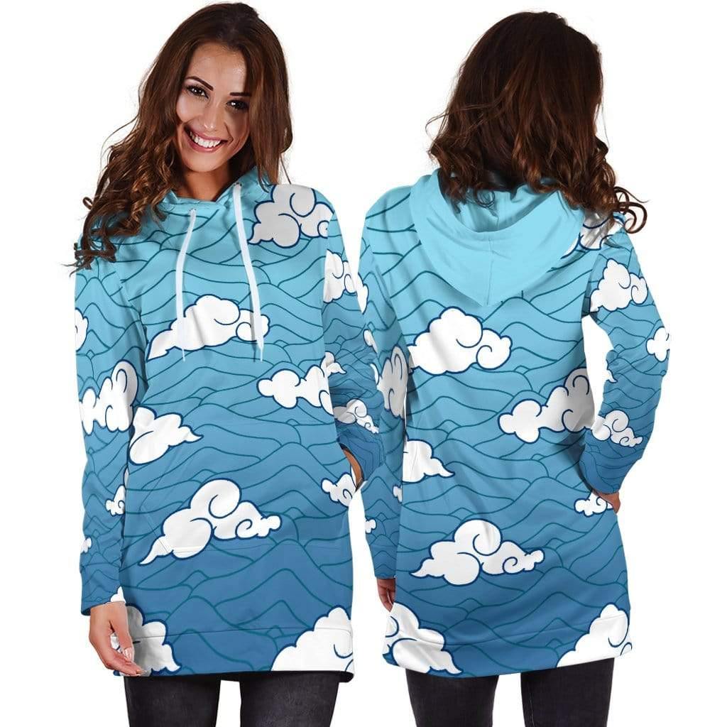 Sakonji Urokodaki Pattern Custom Anime Demon Slayer Women Hoodie Dress
