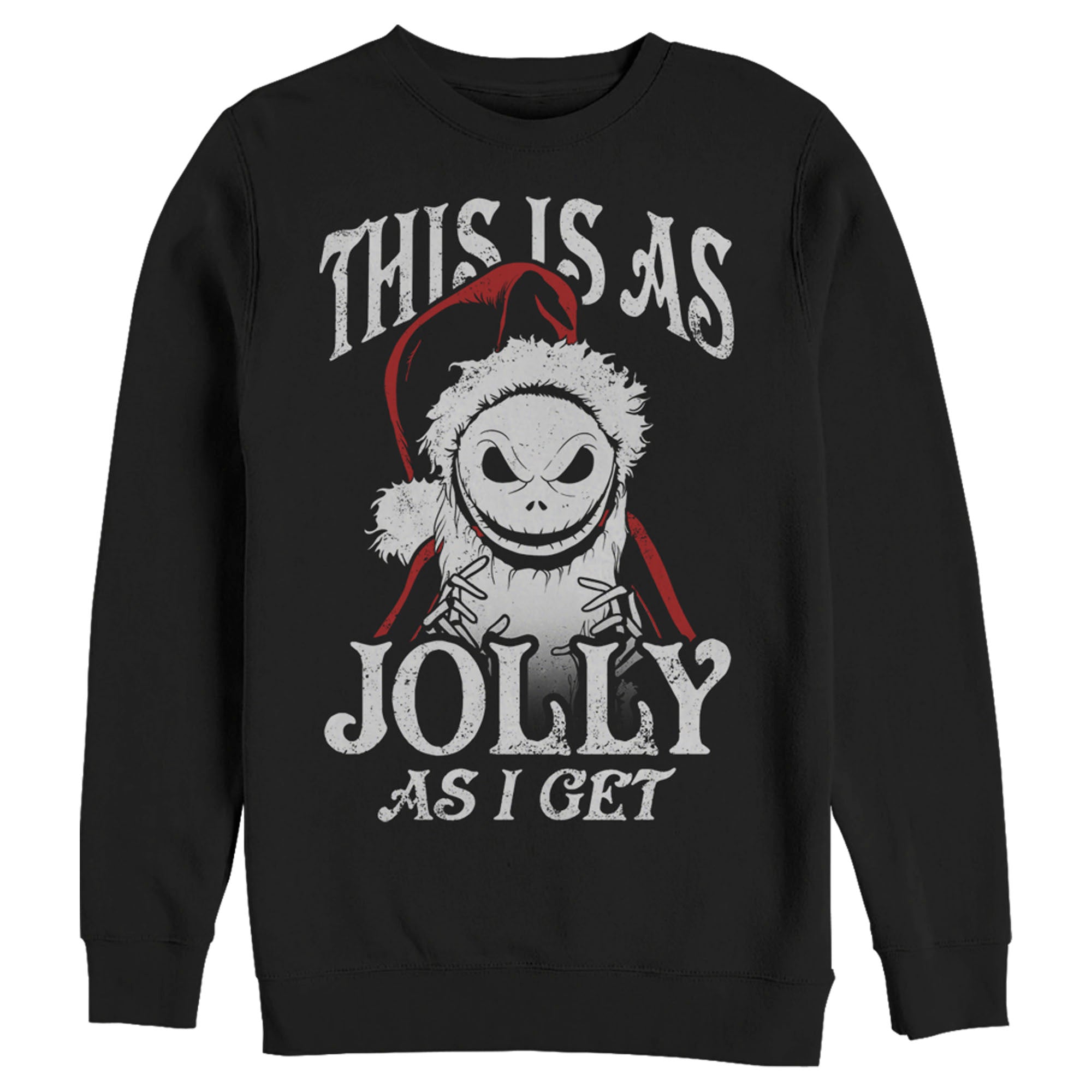 Men’S The Nightmare Before Christmas This Is As Jolly As I Get Sweatshirt