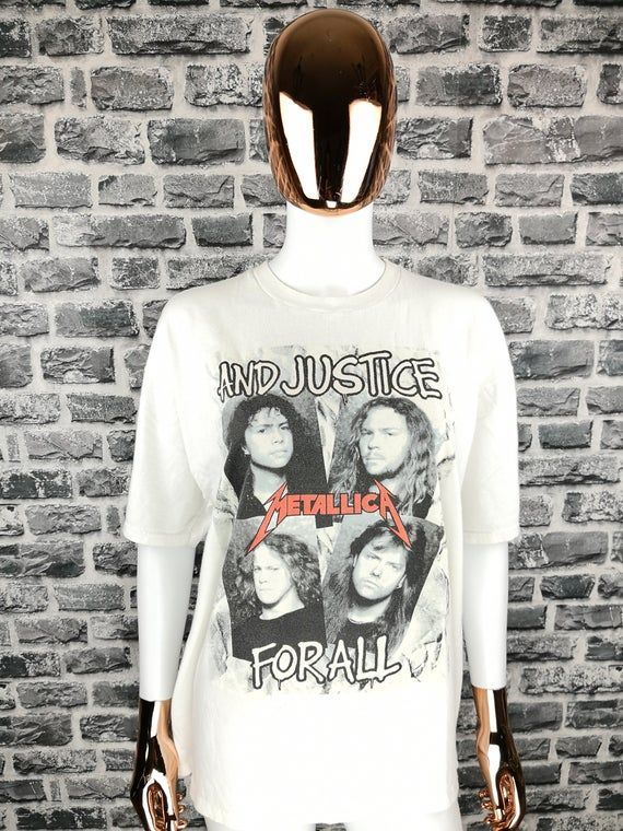 Metallica 1988 Vintage Shirt And Justice For All Rare Shirt