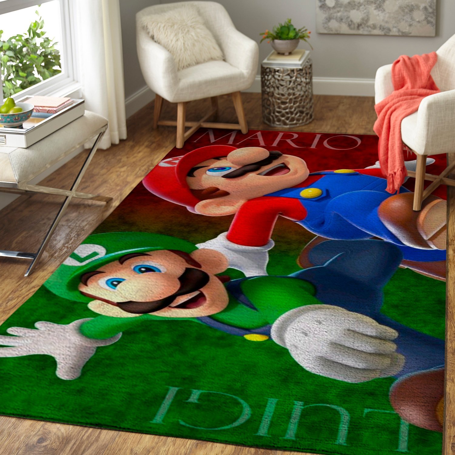 Super Mario Bros. Area Rug / Gaming Floor Decor 1910135