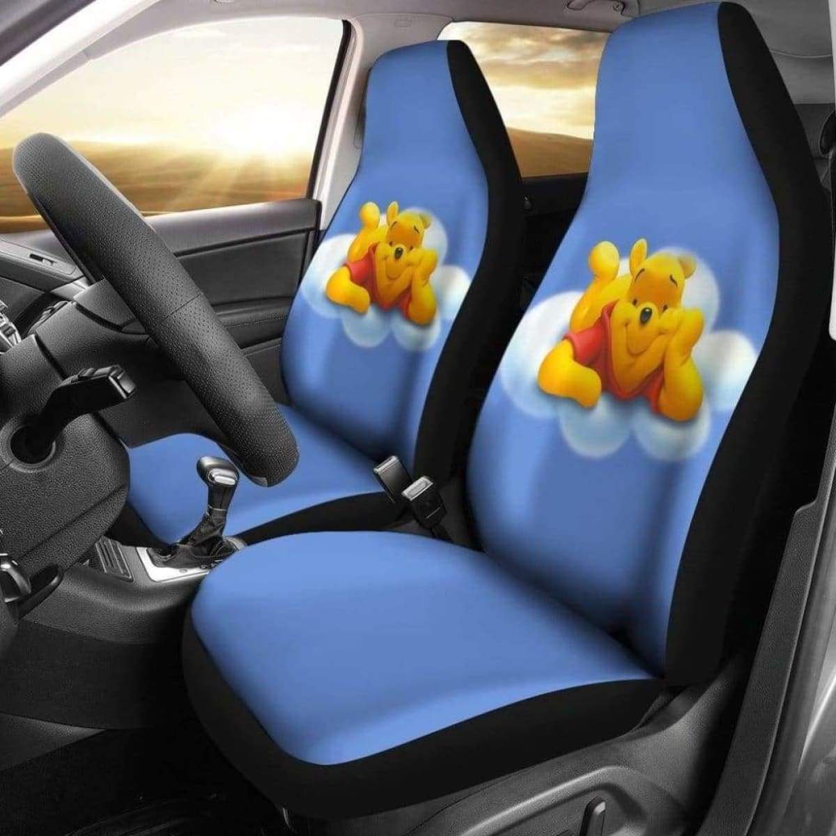 Pooh Car Seat Covers 5 Universal Fit 051012