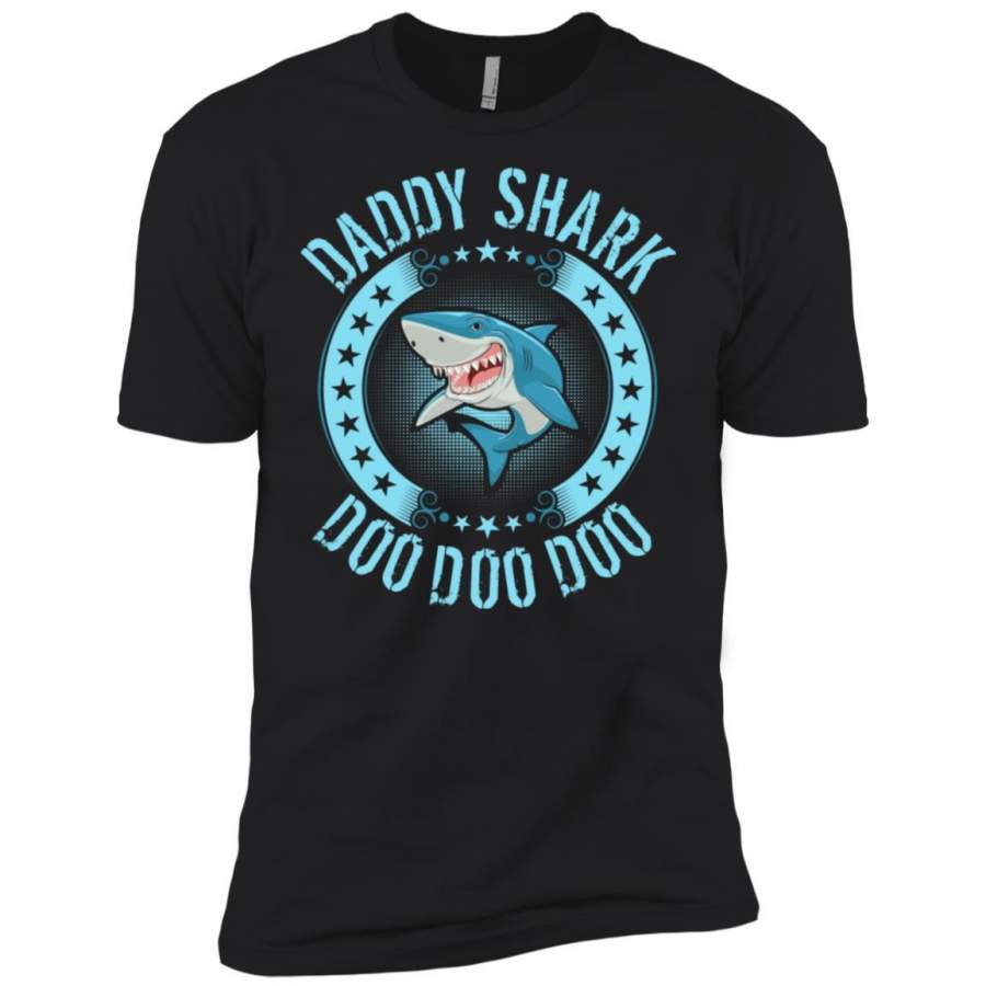 Daddy Shark Doo Doo Doo Shirt Funny Fathers Day Gift