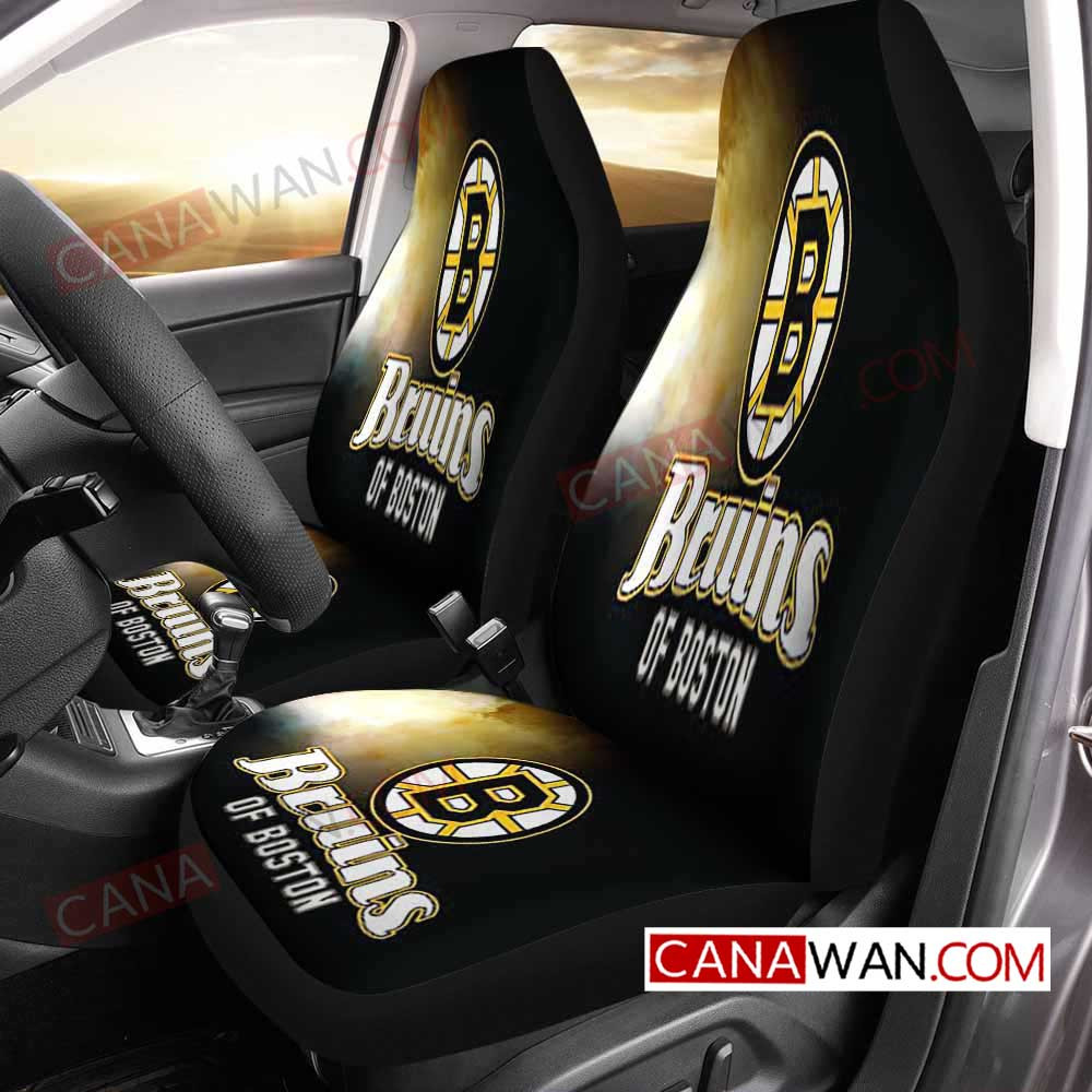 Boston Bruins Style828 3D Customized Personalized Car Seat Cover