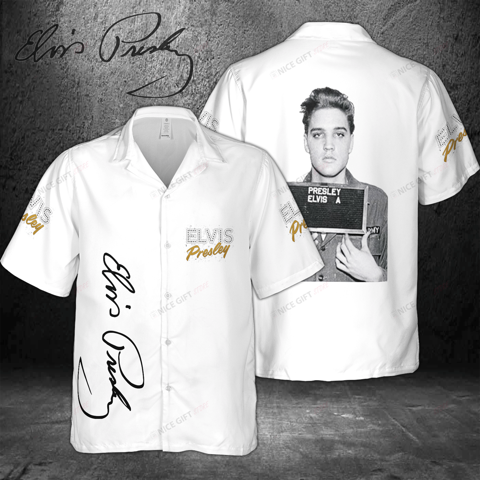 Elvis Presley Hawaiian 3D Shirt 3Hs-H9F7