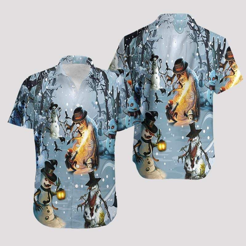 Get Now Hawaii Aloha Shirts Evil Snowman Ha26024