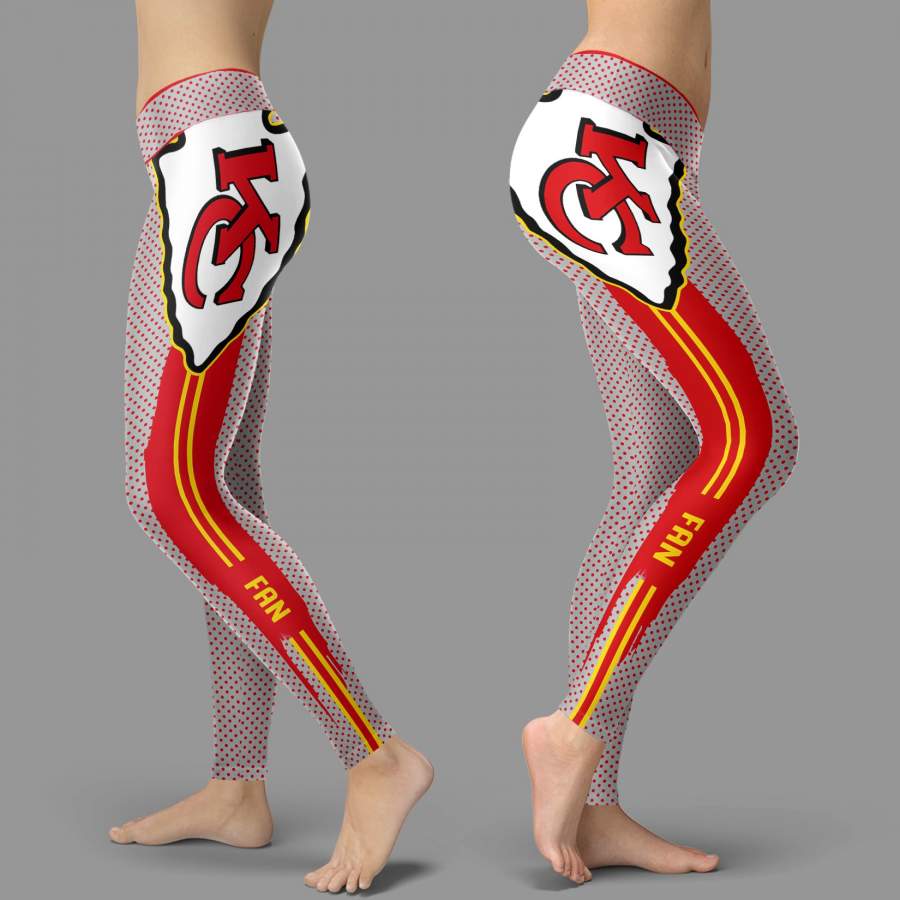 Charming Lovely Little Dots Along Body Kansas City Chiefs Leggings