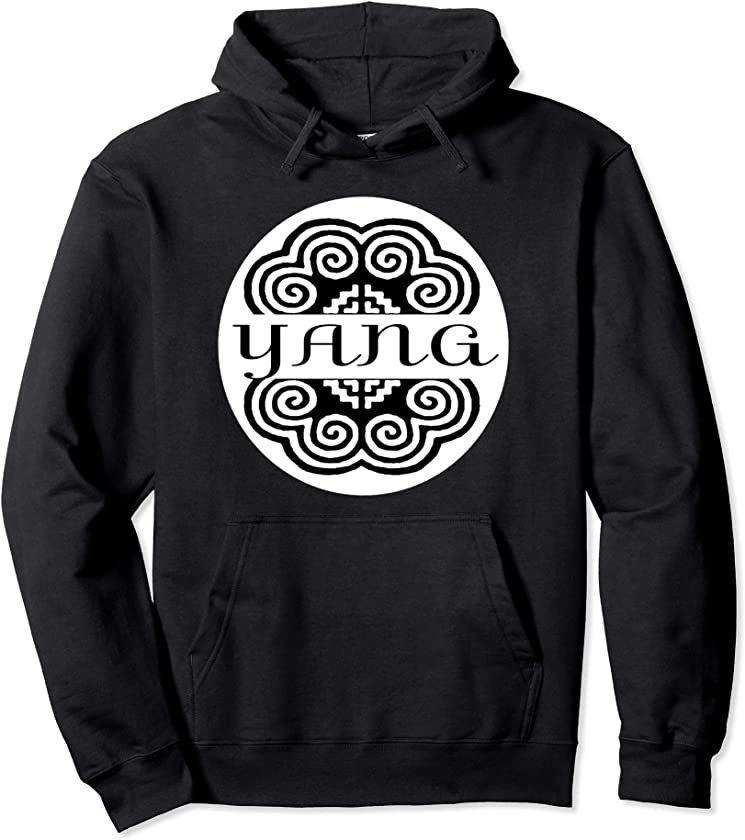 Hmong Elephant Foot Print Yang Pullover Hoodie