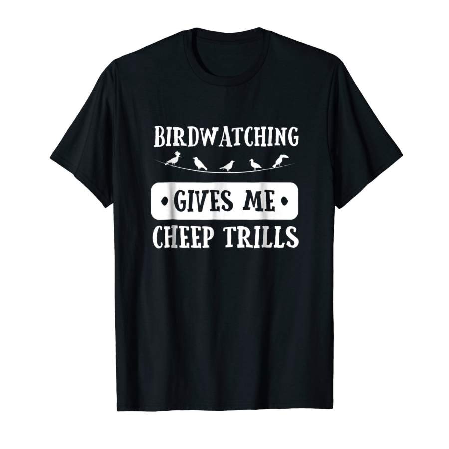Bird Gift Tshirt Birdwatcher Birdwatching Themed Shirt Men Cotton T-Shirt