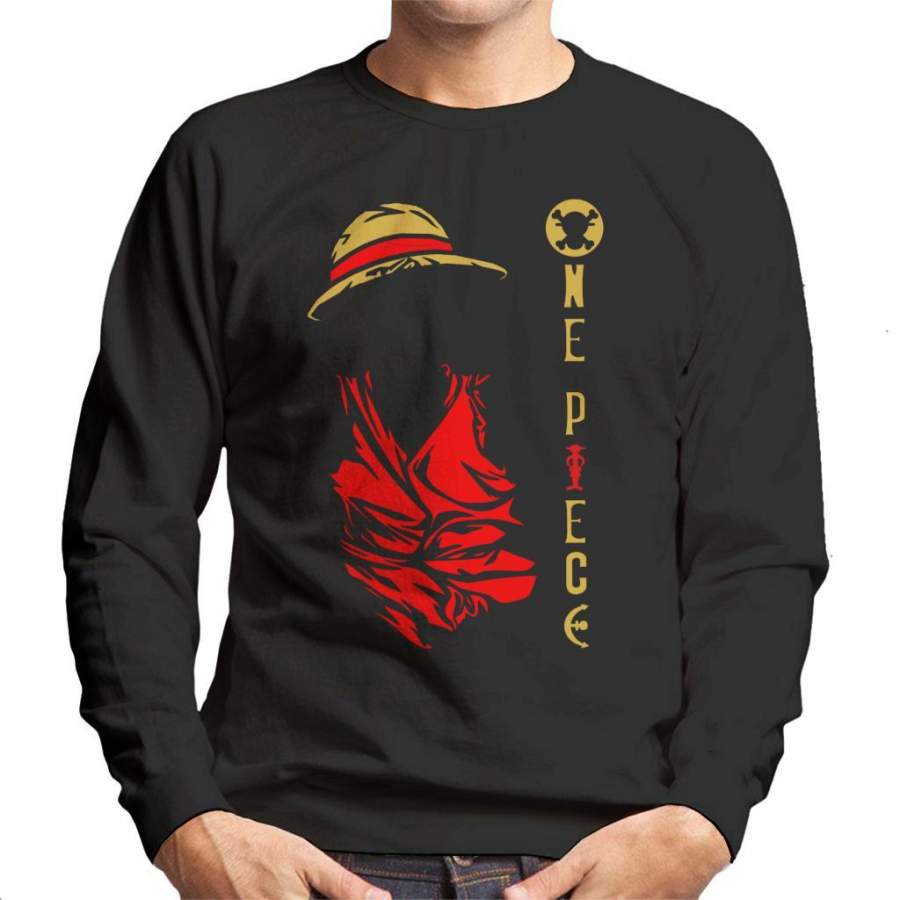One Piece Luffy Silhouette Men’s Sweatshirt