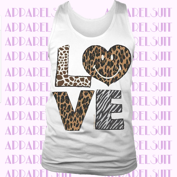 SmileyWorld Animal Print Love Tanktop